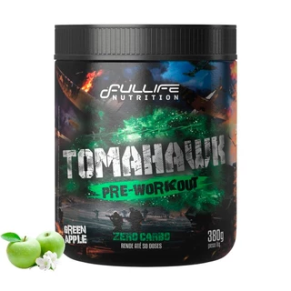 Pré Treino Tomahawk Beta Alanina + Arginina + Inositol 380g (380 Gramas, Green Apple)