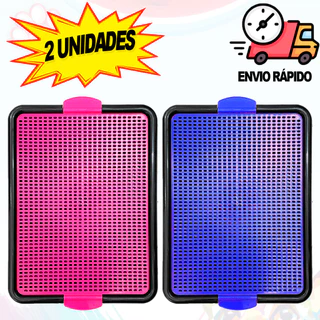 Kit 2 Sanitário Higiênico Cachorro Tapete Higiênico Lavável Pet