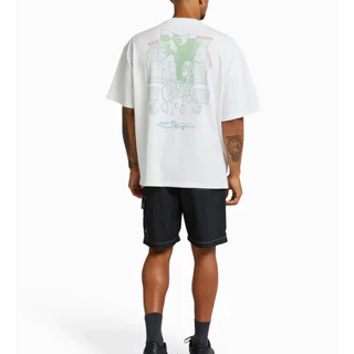 Deus ex machina Homens Mulheres Mesmo Estilo Solto Algodão Puro Camiseta de Manga Curta de Verão de Algodão Redondo 0822