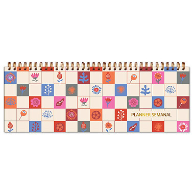 Planner Organizador Semanal Quadrinhos Fina Ideia