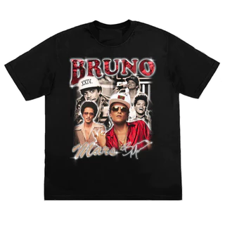 Camiseta Camisa Blusa Unissex Algodão Bruno Mars Cantor Musica Pop Granfina Shops Garanta a Já a Sua Envio Já !