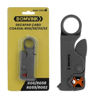 Alicate Decapador Cabo Coaxial RG6 58 59 62 Fios