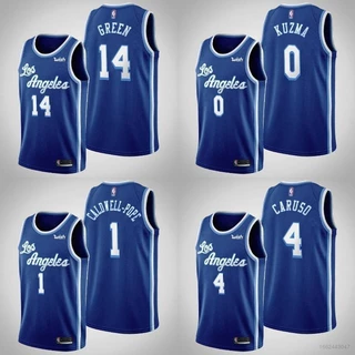 Nova Camisa Nba Lakers Verde Kuzma Pope Caruso Clássico De Basquete Colete Esportivo City Edition a