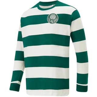 Camisa Palmeiras Retrô Goleiro 1984 Manga Longa Masculina