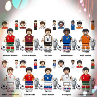 Mini personagem copa do mundo conjunto de futebol Mini bloco de construção brinquedo