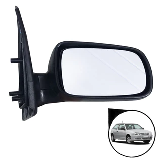 Retrovisor Gol G3 2 Portas 1999 até 2008 Gol G4 2 Portas 2006 até 2013 Saveiro 2006 até 2010 - S/ Controle (L/D)