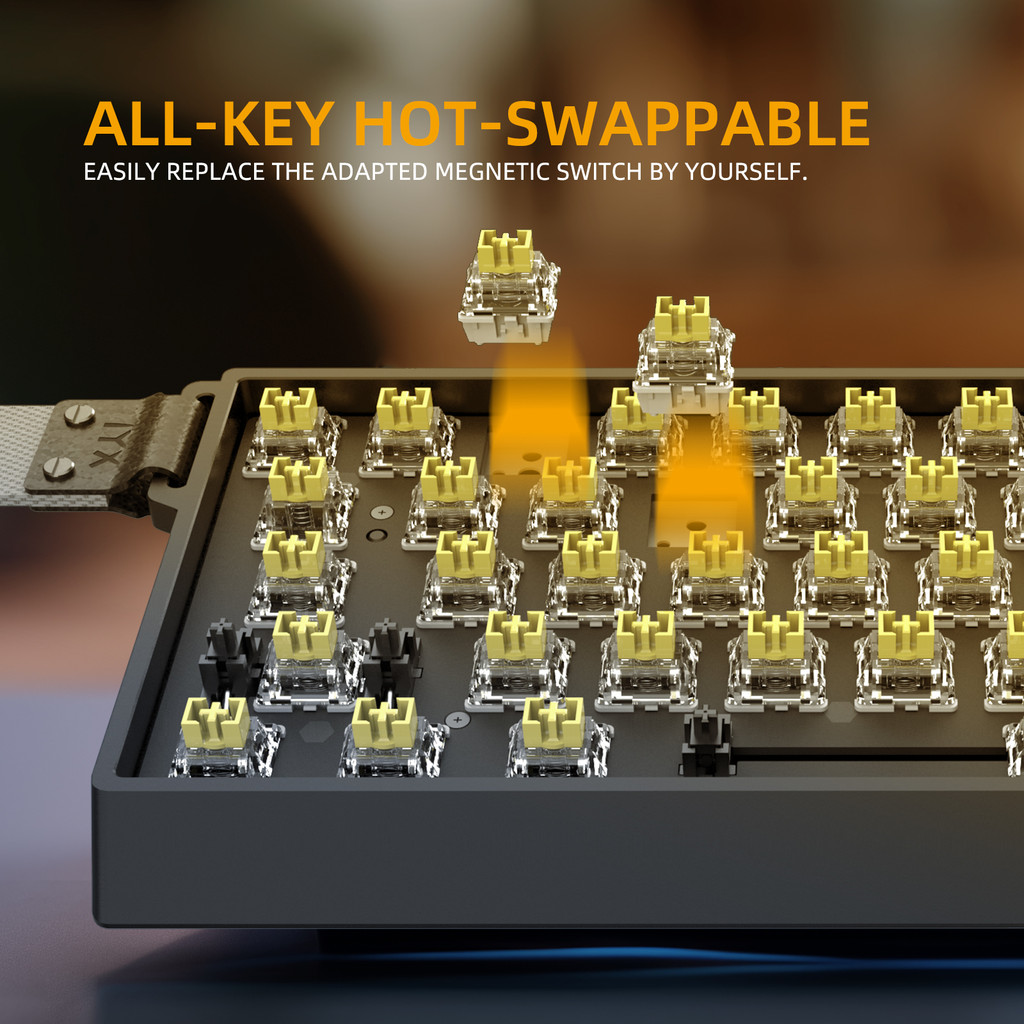 IYX MU68 PRO Interruptor Magnético Teclado Para Jogos Liga
