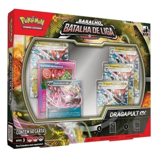 Box Pokémon Baralho Batalha De Liga Dragapult Ex Copag