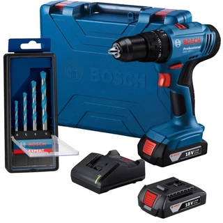 Furadeira Parafusadeira de Impacto Gsb 183-li BOSCH + 2 Baterias 2.0 Ah + Broca CYL-9 em Oferta na Shopee