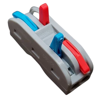05 Pçs/10 Pçs/15 Pçs Conector Borne Emenda 2 Fios Duplo - Modelo Pct-2-2
