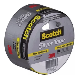 Fita Adesiva Silver Tape Multiuso Prata 45mm x 5 metros 3M
