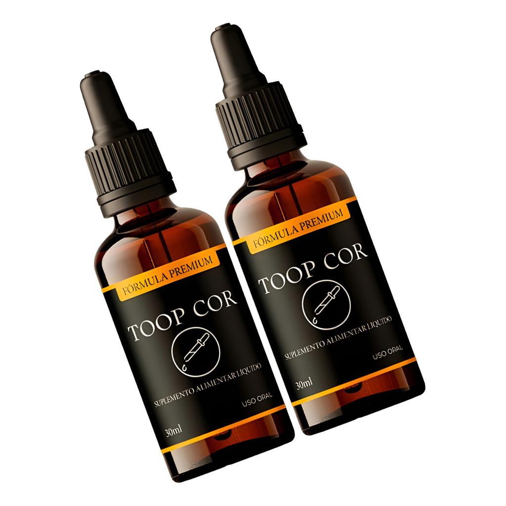 Toop Cor Original 30ml - Auxilio Capilar - 2 Frascos 2 Meses | Shopee ...