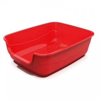 Bandeja Jumbox Caixa areia GG p/ Gatos Banheiro Sanit vermel