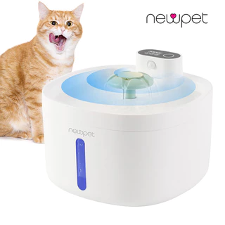 Fonte de água para gatos com sensor inteligente 2,6 L automática para animais de estimação bebedouros com filtração