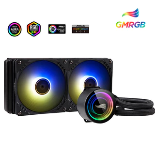 Enfriador de CPU de refrigeración por agua Argb Sync ordenador LGA 2066/775/2011 v3/2011/1151/1150/1155/1156/1366 Amd AM4/FM2/FM1/Am3/AM2