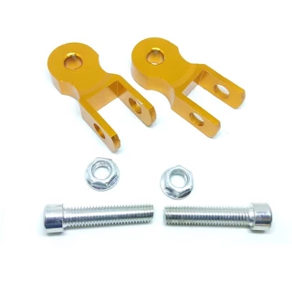 Alongador Traseiro Biz 100 125 Pop 100 110 Aluminio Dourado