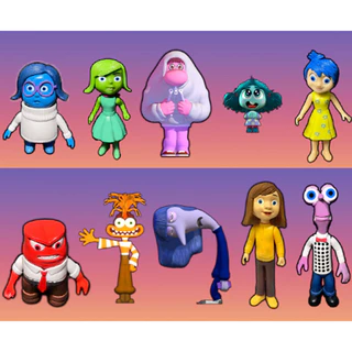 6/10 Peça bonecos do filme divertidamente 2 Figurine Joy Fear Anger Disgust Triste Ação Figura PVC Ornamentos Decorativos Modelo