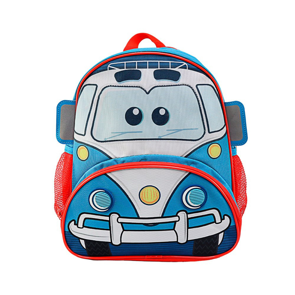 Mochila Infantil Com Alças - Fusca Policia - Divertida