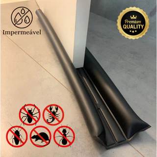 Veda Porta Rolinho Protetor 80cm / 90cm Preto