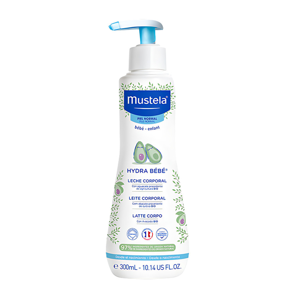 Leite Corporal Mustela Hydra Bebê Pele Normal - 300ml