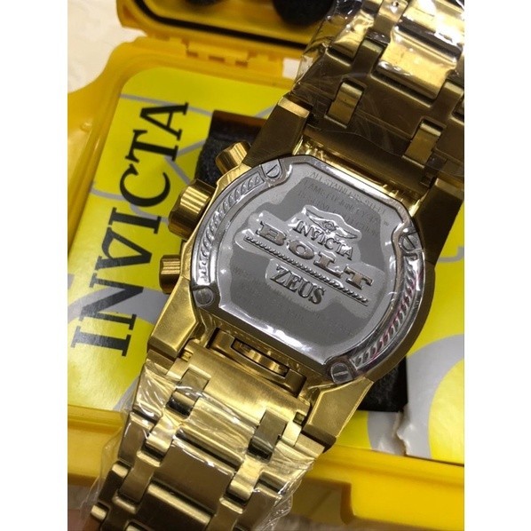 Relógio Invicta Reserve Bolt Zeus Magnum 25209 Blue Gold 18k