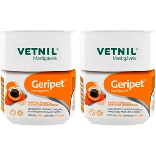 Geripet Mastigáveis Vetnil - 30 Comprimidos - 2 Unidades