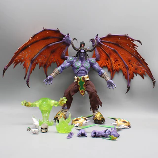 25CM World of Warcraft Stormrage Illidan Com Brinquedo Modelo De Figura Leve