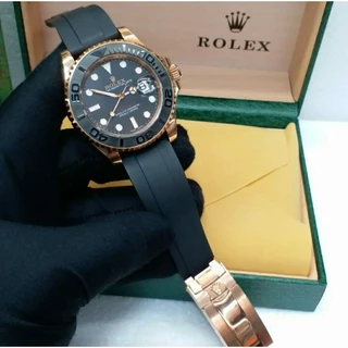 Jam R lexs _ Yacht Master Rubber Clone Automático Ultimate SerI BY LS Factory , " en "] Relógio