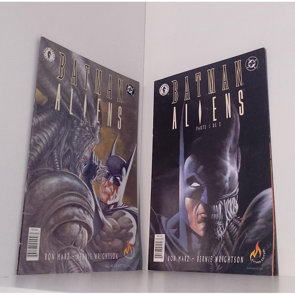 HQ Completo Batman Aliens volume 1 e 2 | Shopee Brasil