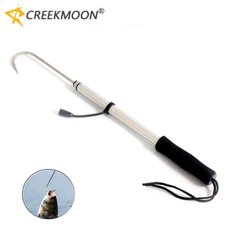 60/90/120CM Retráctil De Aço Inoxidável Telescópico Lança De Pesca Marinha Tackle Adequado Para Todos Os Tipos De Peixes Pesados Ativos 240826