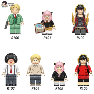 Minifiguras Anime SPY × FAMILY Bonecos De Construção Modelos Colecionáveis Aniversário Brinquedos De Presente