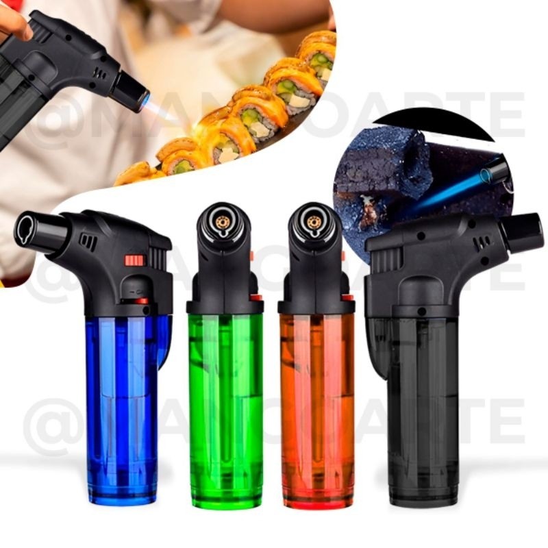 Maçarico Mini Portátil Recarregável Com Trava lb cozinha, escolha o melhor kit para você.