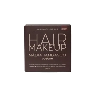 Maquiagem Capilar Océane By Nádia Tambasco Hair Makeup Castanho Escuro