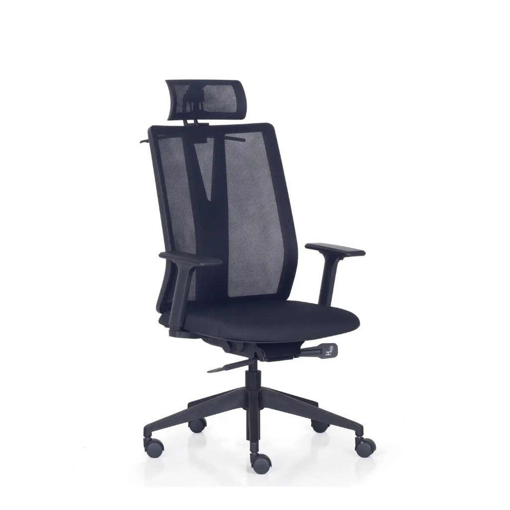 Cadeira De Escritório Frisokar Addit Apoio Cabeça Ergonômica