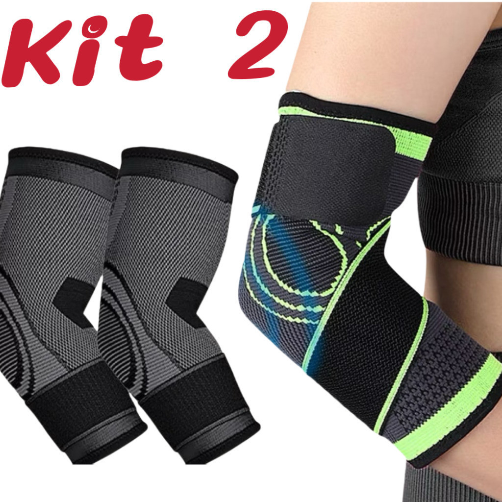 Kit 2 Cotoveleira Protetor Tendinite Epicondilite Tensor yihan