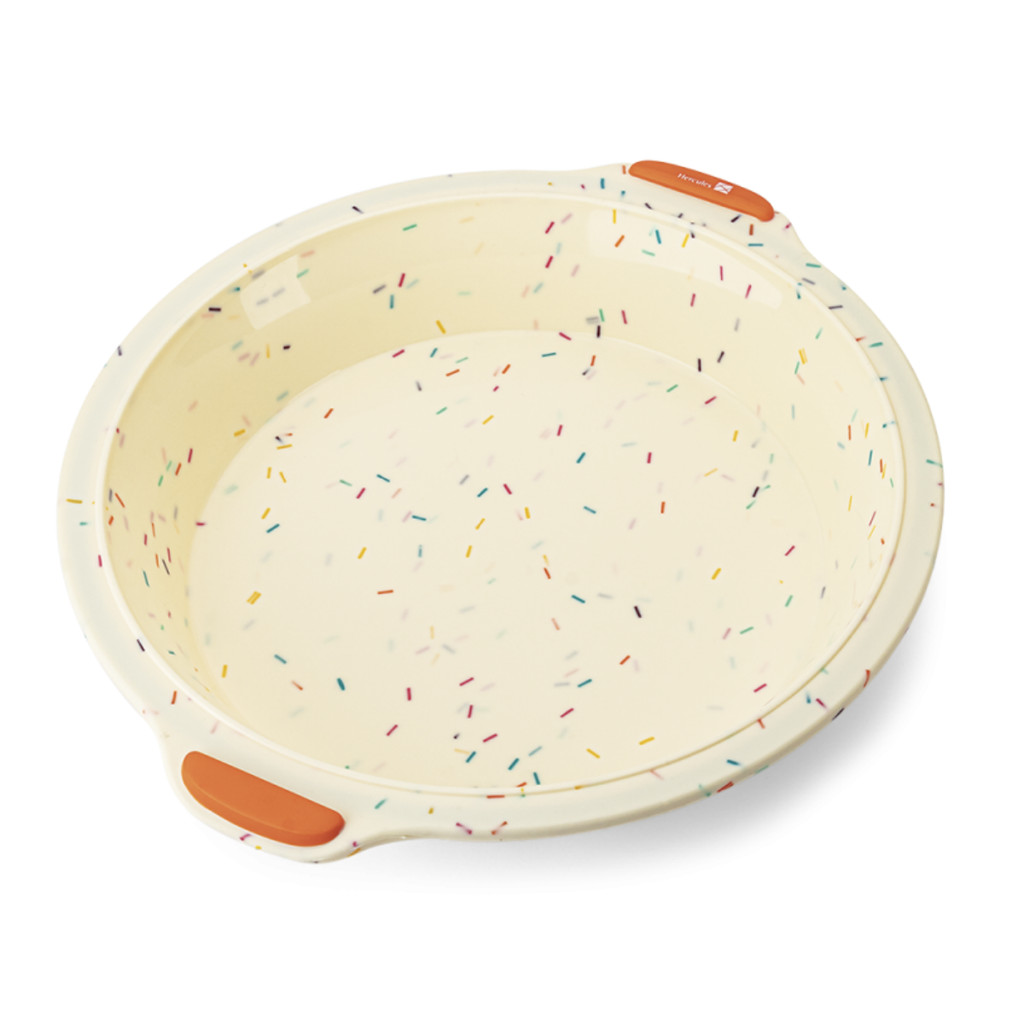 Forma Assadeira Redonda Cabo Sem Furo Para Bolos e Tortas Silicone UC130-02 27x5cm - Hercules