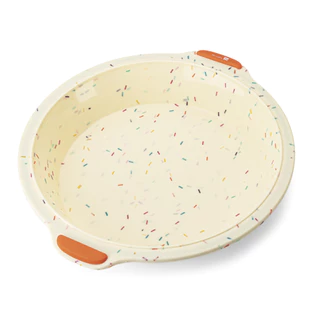 Forma Assadeira Redonda Cabo Sem Furo Para Bolos e Tortas Silicone UC130-02 27x5cm - Hercules