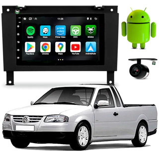 Kit Central Multimidia Android 7 Pol Saveiro G3 2000 2001 2002 2003 2004 2005