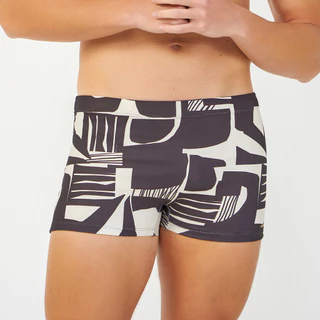 Sunga Estampada Boxer Masculina Box Malha Fria Básica Forro Interno Proteção Uv+ Acqua rio