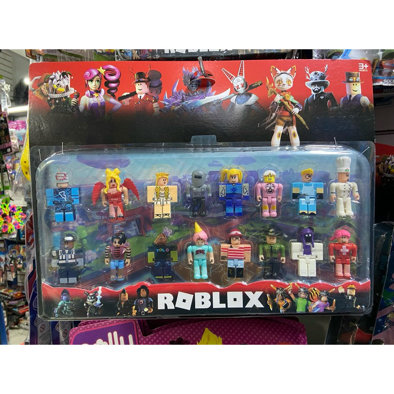 Roblox 16 Bonecos Articulados Lego 8 cm Kit completo Linha premium ...
