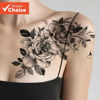 1PC Floral Tatuagem Temporária Adesivo À Prova Dwaterproof Água De Longa Duração Falso Arte Do Corpo Para Mulheres Menin em Oferta na Shopee