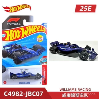 Carro Hot Wheels 25E, Modelo Liga, Carro de Corrida F1, Equipe de Corrida Williams, Fórmula Um UF8H
