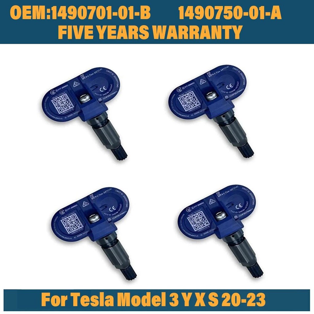 Novo 1/4pcs 1490750-01-A 1490701 B Sensores De Pressão TPMS Monitor Dos ...