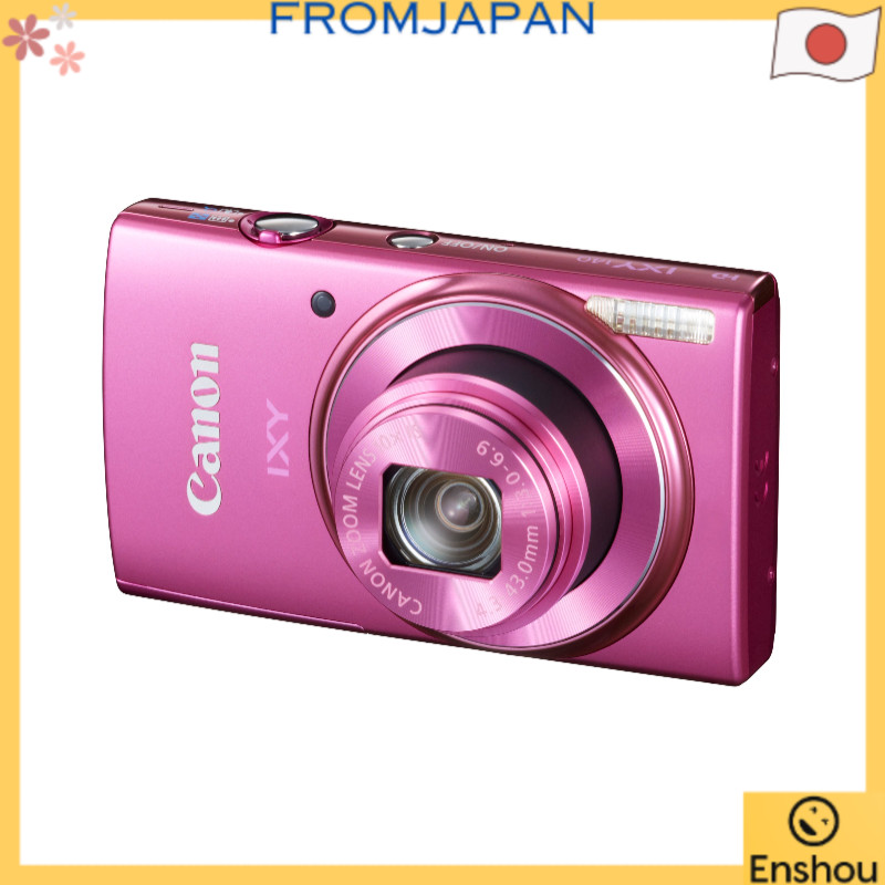 USED][Do Japão]Câmera Digital Canon IXY 140 Zoom Óptico 10x Rosa