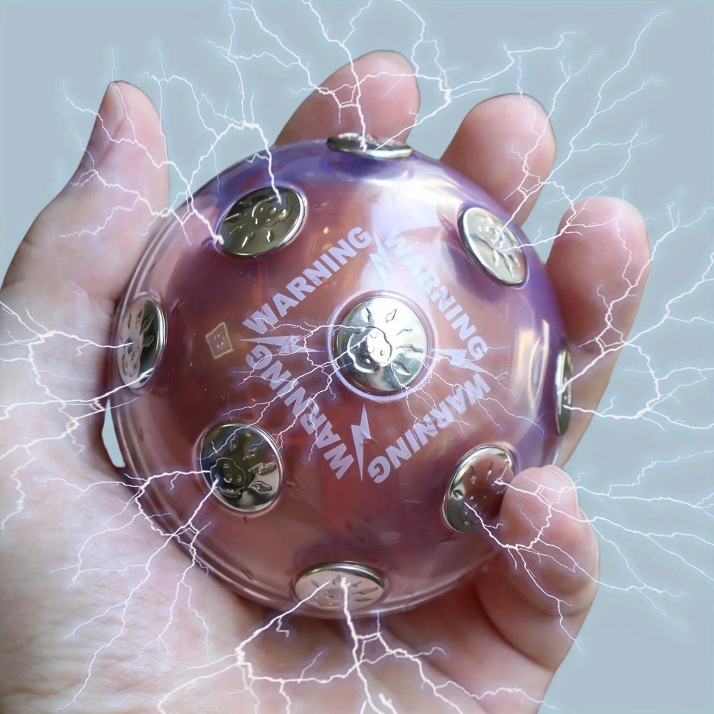 Tixiyu Bola de choque eléctrica, juego de patata caliente, juguetes de liberación de presión para fiesta de Navidad, aventura, regalo divertido, fiesta, bar, juego de beber
