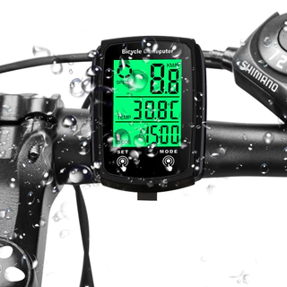 Velocímetro de Bicicleta Velocímetro de Tela Táctil Cronômetro com Fio Velocímetro Odômetro Luminoso com Fio