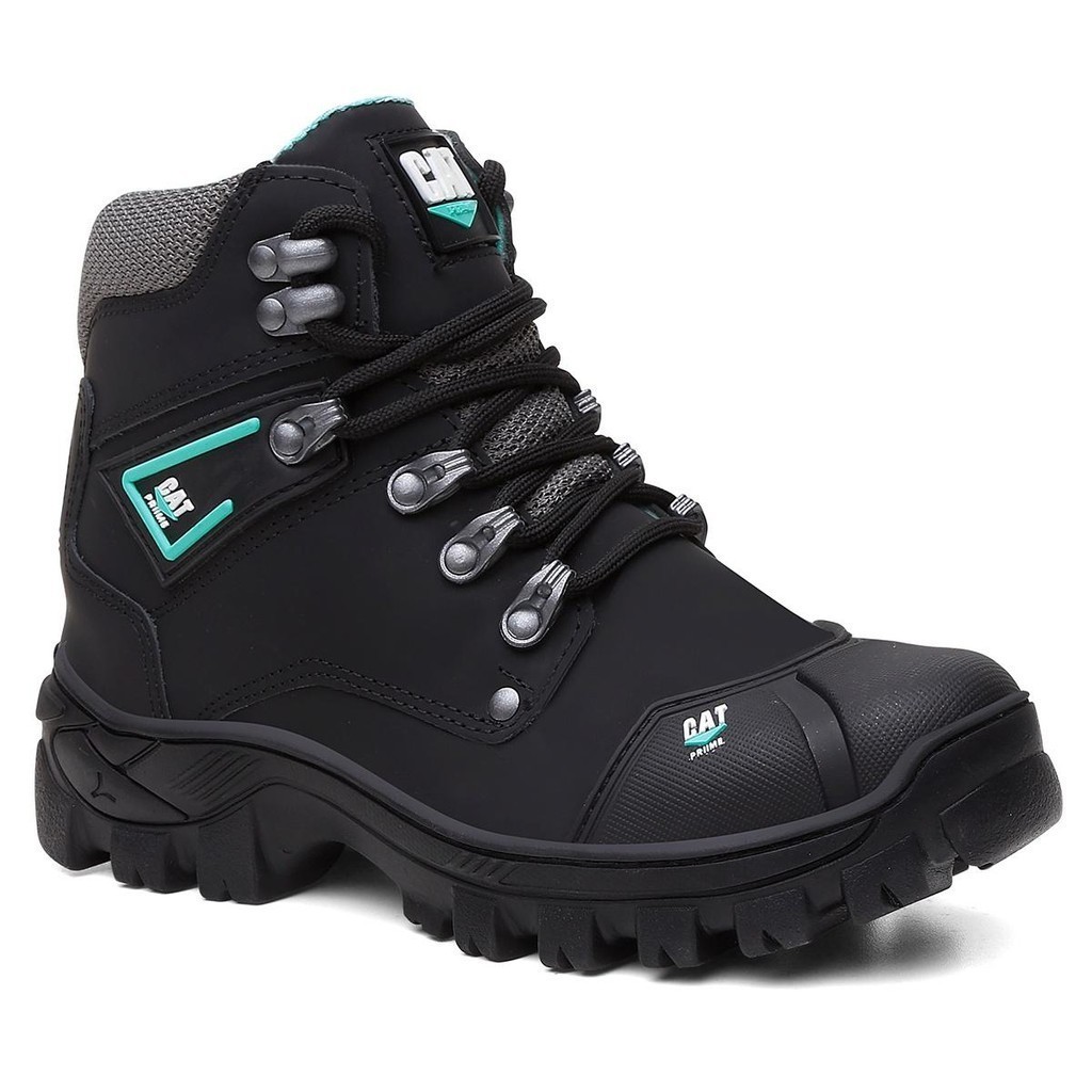 Bota CatPriime Masculina C.A Couro Reforçado Biqueira NL233