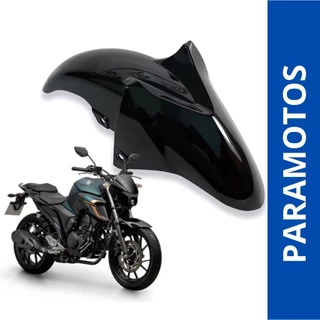 PARALAMA DIANTEIRO PRETO BRILHO FAZER 250 FZ25 2018 2019 2020 2021 2022 2023 2024