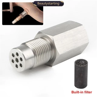 BEAUTYSTARTING Universal Aço Inoxidável Verificação Do Motor Luz CEL Mini Catalisador O2 Adaptador Espaçador Sensor M18X1.5 Extensão De Oxigênio Tubo De Escape Carro M5T2