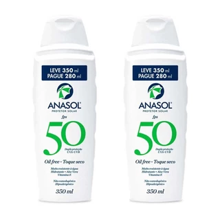 Kit 2 und Anasol Protetor Solar Locao FPS 50 - 350 Ml